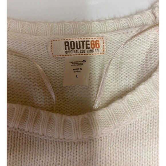 Route 66 womans christmas sweater size L not ugly cute mistletoe - Picture 6 of 14